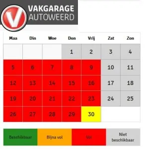 afspraak maken voor onderhoud leaseauto